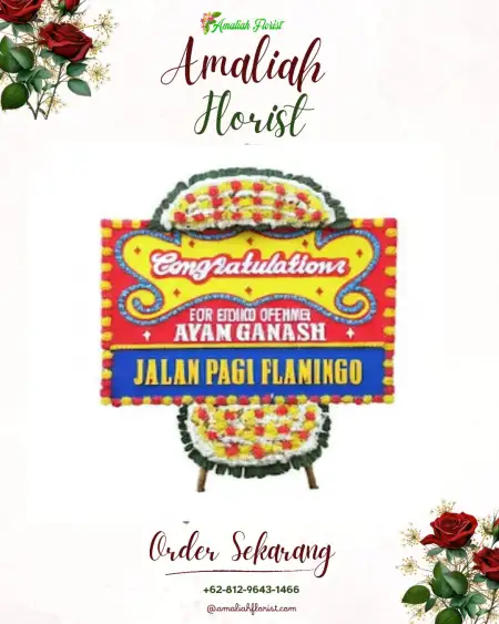 Sewa Papan Bunga Gedung Serbaguna Jakarta Timur